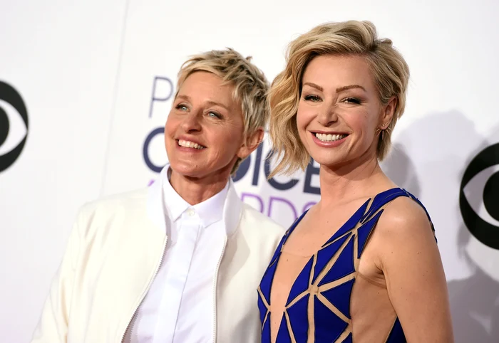Ellen DeGeneres şi Portia de Rossi unul dintre cele mai frumoase cupluri de lesbiene