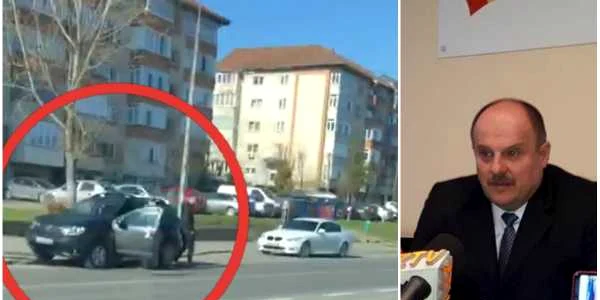 seful ipj salaj opreste un autoturism in trafic foto colaj https