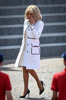 Brigitte Macron supărată. FOTO: Profimedia