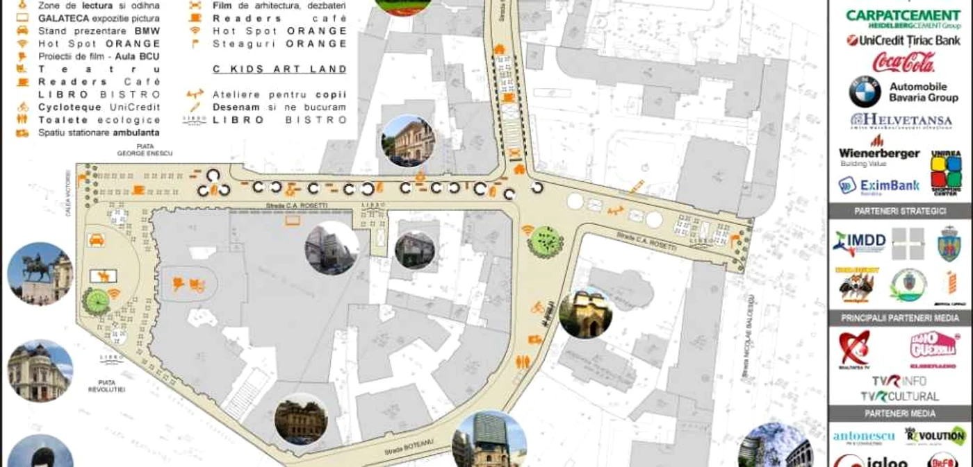 harta festivalului Strada de C'Arte