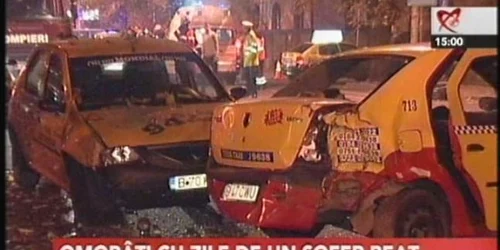 Accidentul de pe Calea Floreasca, in urma căruia un taximetrist şi o tânără au fost ucişi de şoferul unui BMW X5