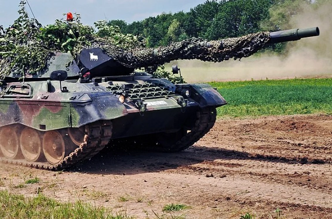 anc Leopard 1A5 în timpul unei antrenament la o bază militară din Germania FOTO Wikipedia