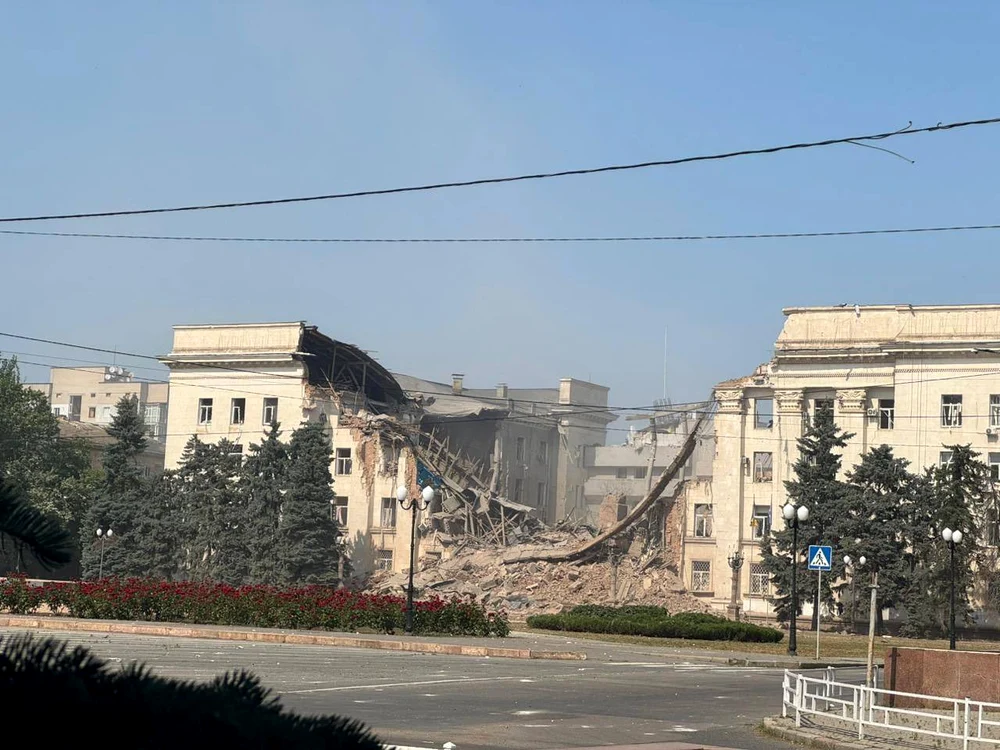 Rușii continuă atacurile asupra Hersonului/FOTO:X