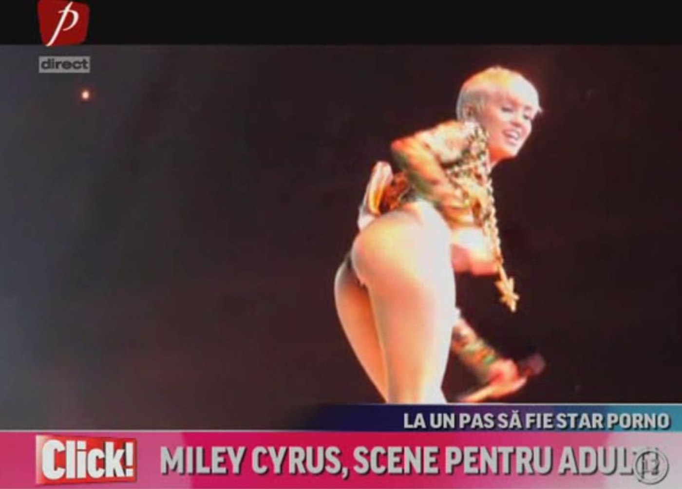 VIDEO Miley Cyrus, scene porno la concert. De data asta chiar a exagerat