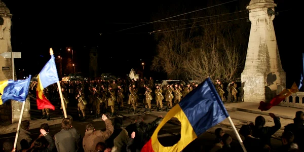 Secvenţă pe Podul Decebal din Timişoara Foto