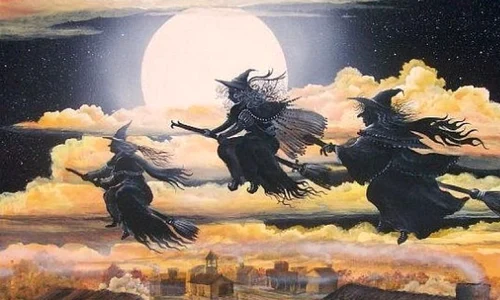 Vrăjitoare, mături şi droguri medievale jpeg