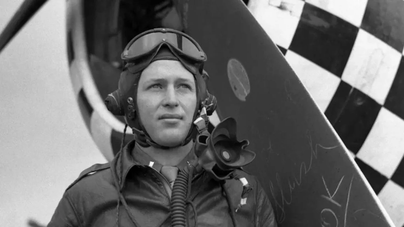 Pilotul Lonnie Moseley (© IWM Duxford)