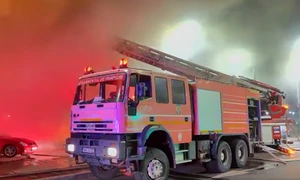 Incendiu în Galați Foto Captură Video Facebook jpg