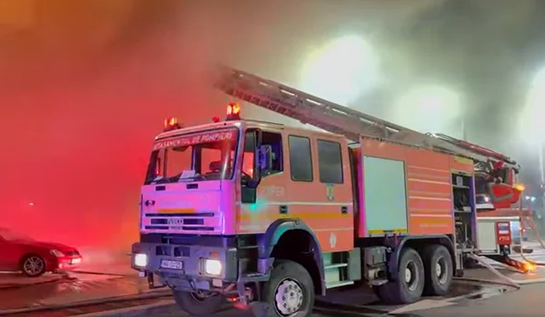 Incendiu în Galați Foto Captură Video Facebook jpg