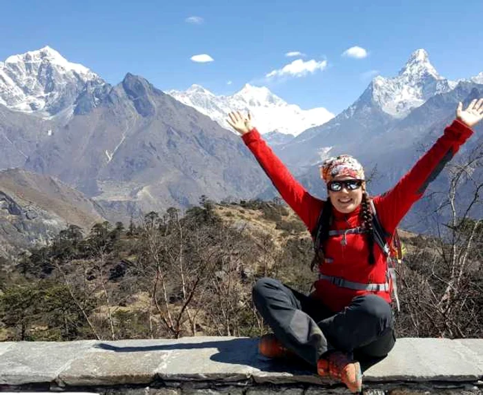 Turişti pe Himalaya FOTO arhivă personală Alexandra Mazilu