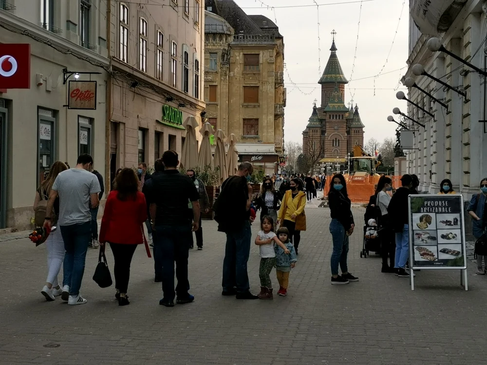 Prima zi după carantină în Timişoara FOTO Ş.Both
