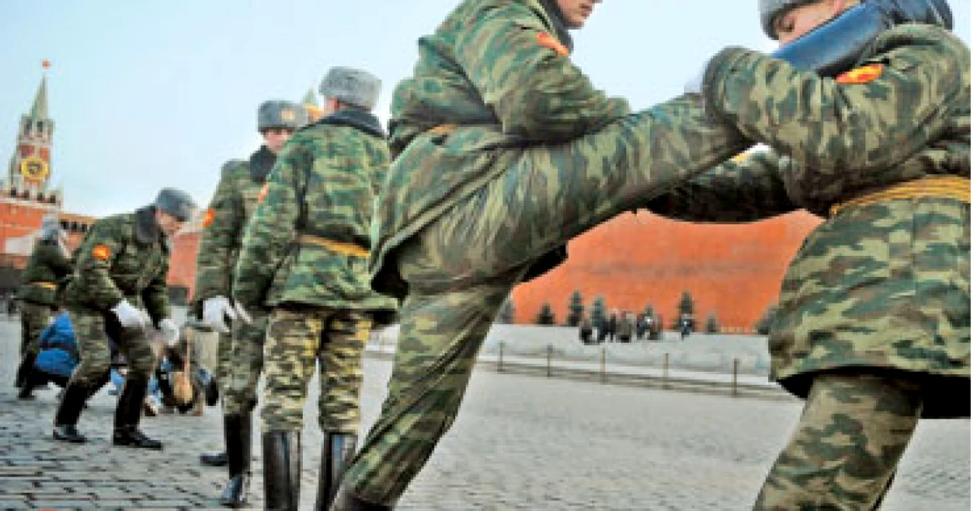 Pregătiri de paradă la Moscova