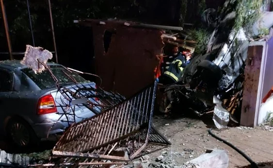 Șoferul mașinii consumase droguri FOTO: Poliția Galați 