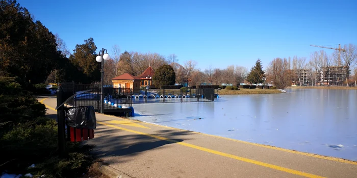 Lacul Chindiei din Târgoviște. FOTO C.S.