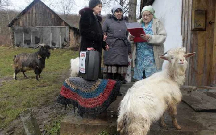 FOTO REUTERS: Ruşi la urne