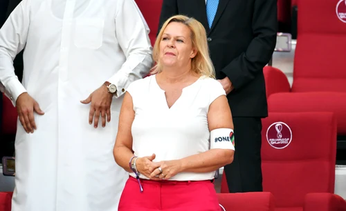 Nancy Faeser la CM 2022 FOTO Profimedia