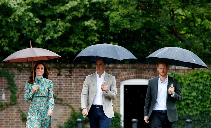 William, Kate și Harry, Getty jpg