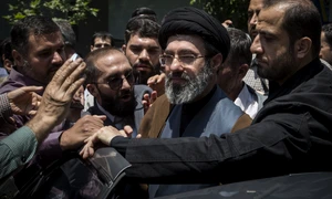 Mojtaba Khamenei la o paradă la Teheran în 2019 FOTO PROFIMEDIA
