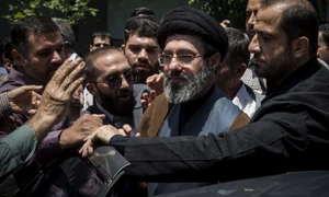 Mojtaba Khamenei la o paradă la Teheran în 2019 FOTO PROFIMEDIA