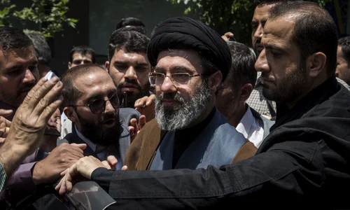 Mojtaba Khamenei la o paradă la Teheran în 2019 FOTO PROFIMEDIA