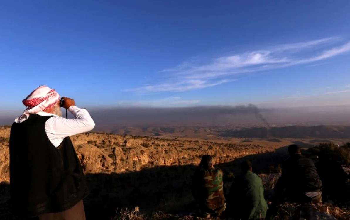 Un bărbat din comunitatea yazidi, în 2015  FOTO: AFP