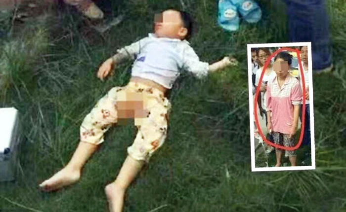 Aşa a aterizat după ce a fost aruncat de mama sa