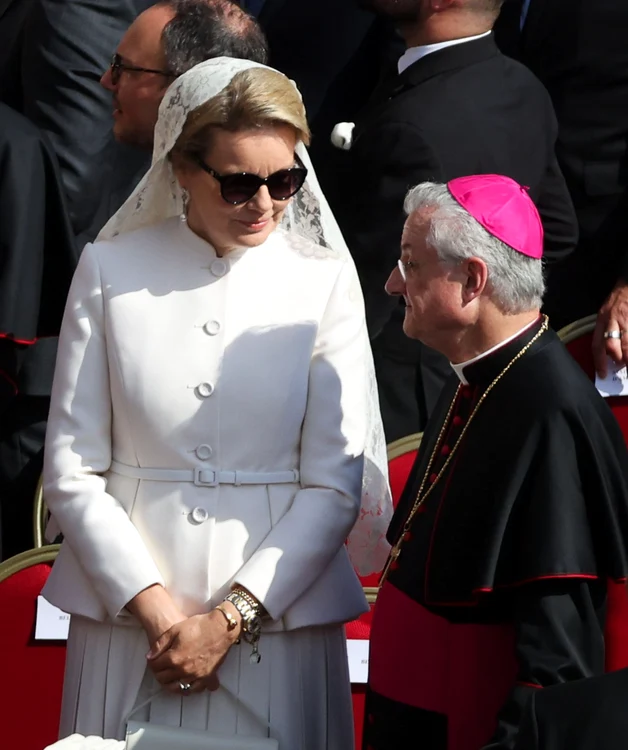 Regina Mathilde a Belgiei a asistat la slujbă (Foto: Profimedia)