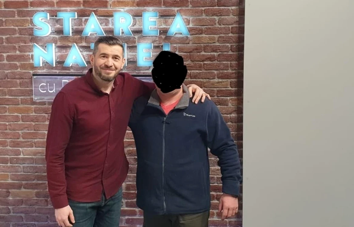 Persoana care l-a amenințat cu moartea pe Dragoș Pătraru este un fan al emisiunii ”Starea Nației”foto: arhiva personală