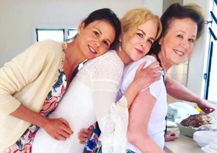 Nicole Kidman, alături de mama și de sora eifoto: arhiva personală/Instagram