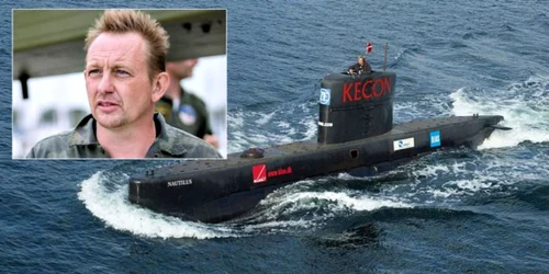 Inventatorul Peter Madsen si submarinul sau Nautilus FOTO Sky News