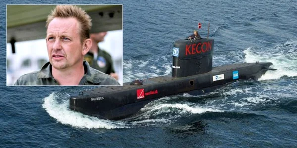 Inventatorul Peter Madsen si submarinul sau Nautilus FOTO Sky News