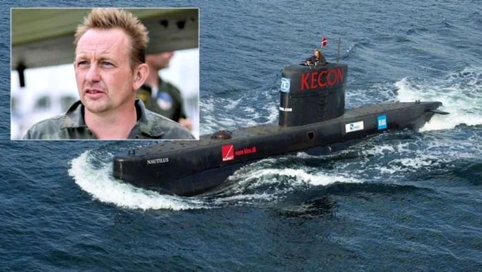 Inventatorul Peter Madsen si submarinul sau Nautilus FOTO Sky News