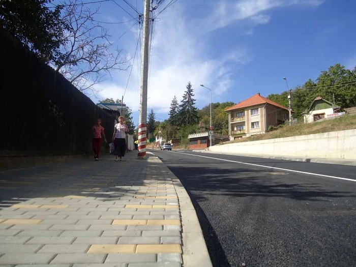 Strada Papiu a fost dată azi în folosință