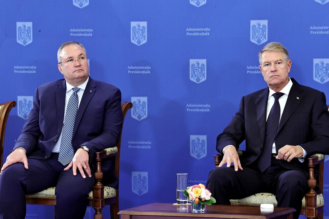 Nicolae Ciucă și Klaus Iogannis FOTO: gov.ro