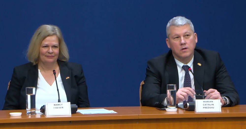 Predoiu, în cadrul întâlinirii cu Nancy Faeser: Schengen nu este un dosar important doar pentru România