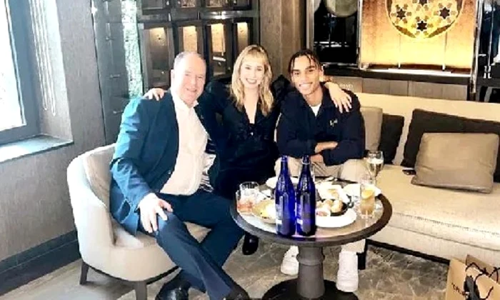 Printul Albert de Monaco, alaturi de fiica Jazmin Grimaldi si fiul Alexandre Grimaldi   Instagram jpg
