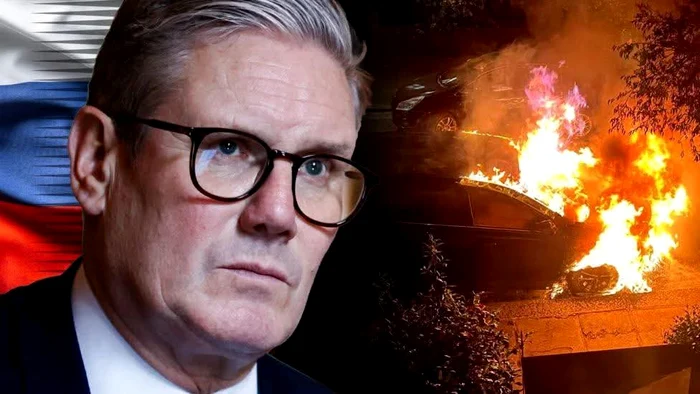 Locuințe asociate premierului britanic incendite la ordinul Moscovei/FOTO:X