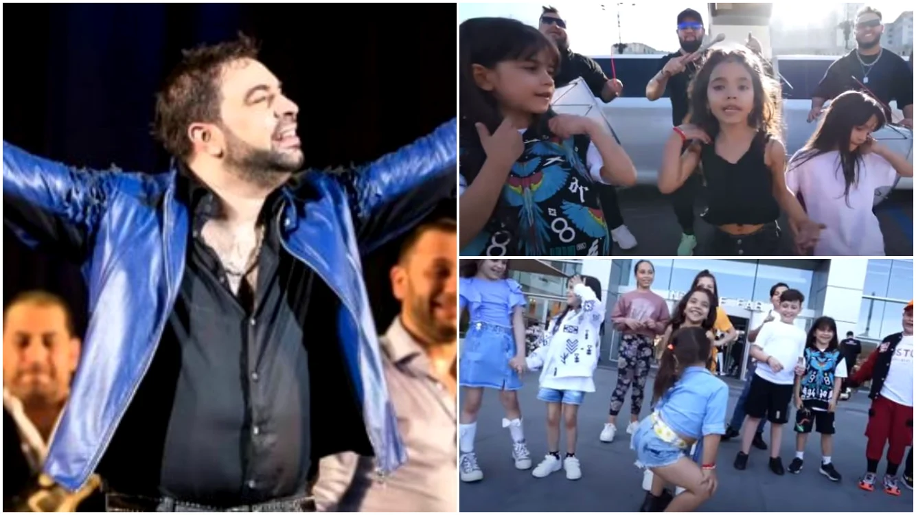 Fiicele lui Florin Salam, de 5 și 7 ani, isterie pe TikTok. Foto: captură youtube
