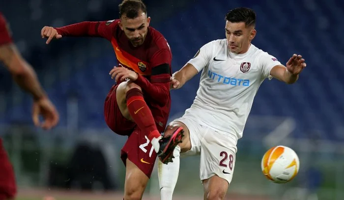 
    Veteranul Hoban nu a putut ține piept italienilor de la AS RomaFoto: Guliver/ GettyImages  