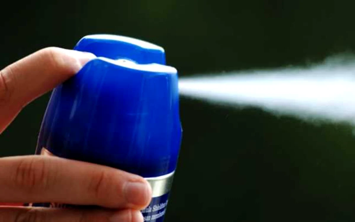 Spray-ul lacrimogen a fost confiscat