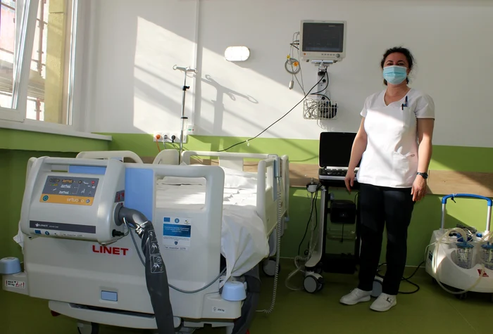 Unitatea de accidente vasculare cerebrale acute dispune de opt paturi Foto: SJU Târgu Jiu