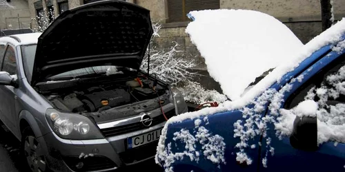 A căzut prima zăpadă