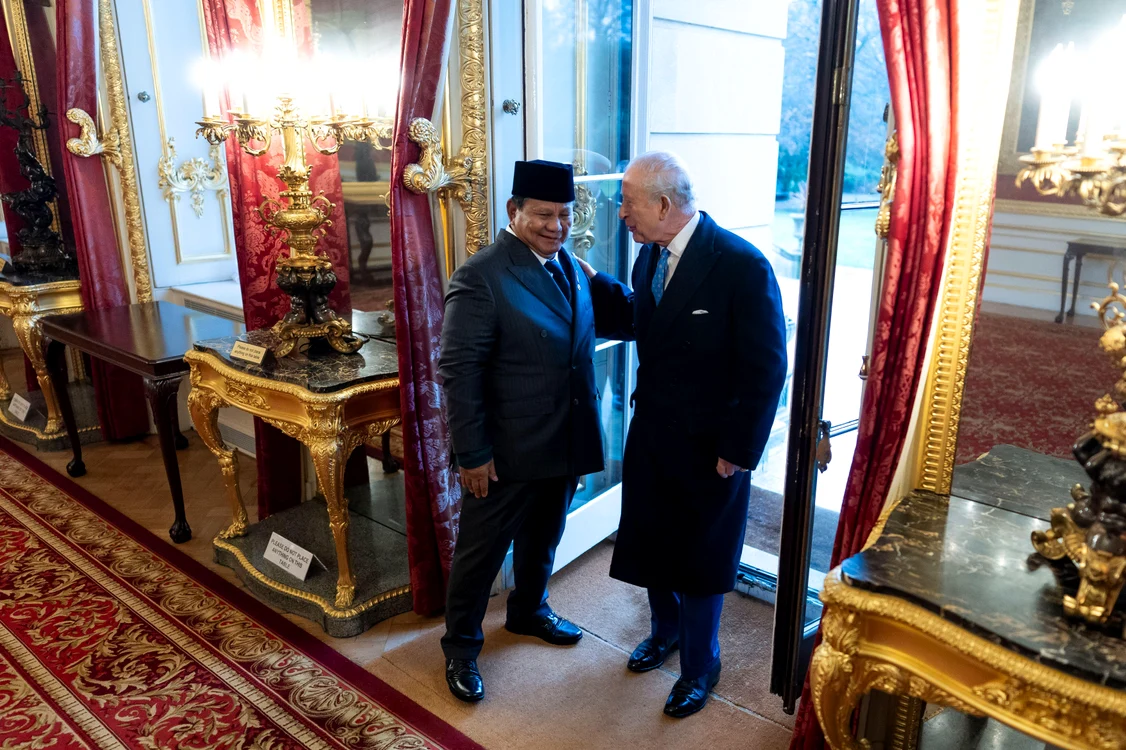 Charles cu cu președintele Indoneziei, Prabowo Subianto, profimedia 1067962457 jpg