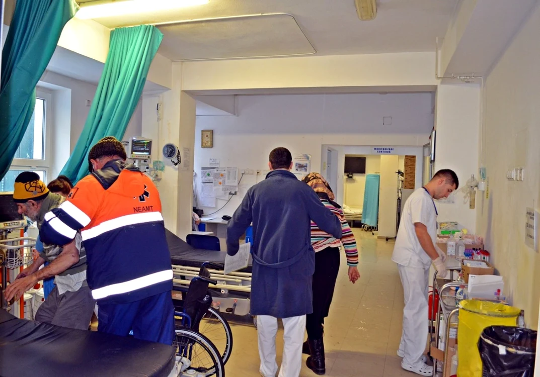Spitalele sunt deseori scena unor conflicte violente FOTO Dan Sofronia