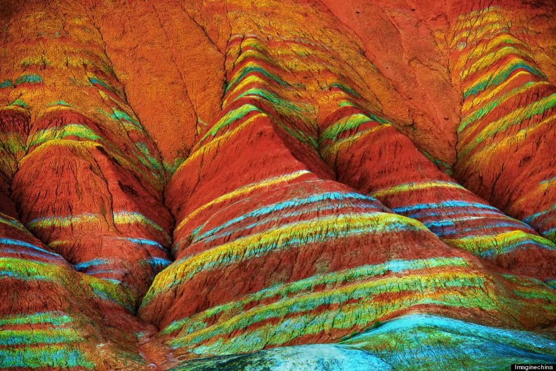 muntii curcubeu din china foto imaginechina.com
