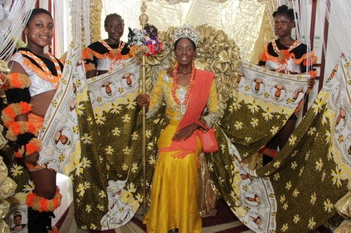 Barbara Etim James este regina Regatului Efik din sudul Nigeriei FOTO via BBC