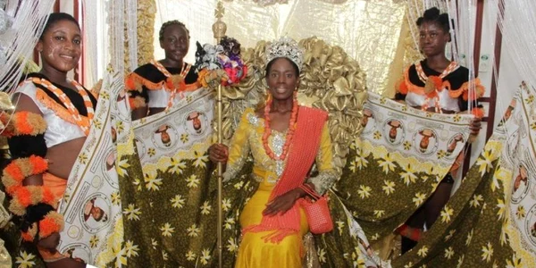Barbara Etim James este regina Regatului Efik din sudul Nigeriei FOTO via BBC