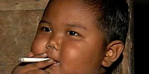 Fumează de la doi ani