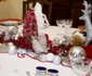 Masa din sufrageria regală de la Castelul Săvârșin decorată pentru Crăciun. FOTO: Daniel Angelescu, Casa Majestății Sale