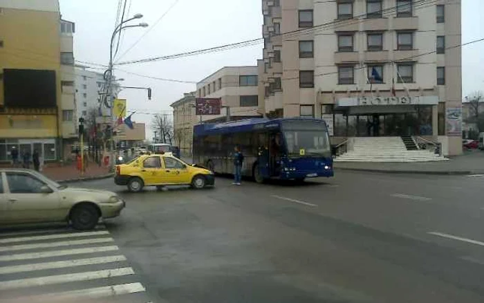 Accidentul a avut loc azi, în centru FOTO ziaruldetulcea.ro